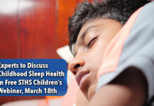 STHS Children’s Webinar Focused on Children’s Sleep Needs, March 18th