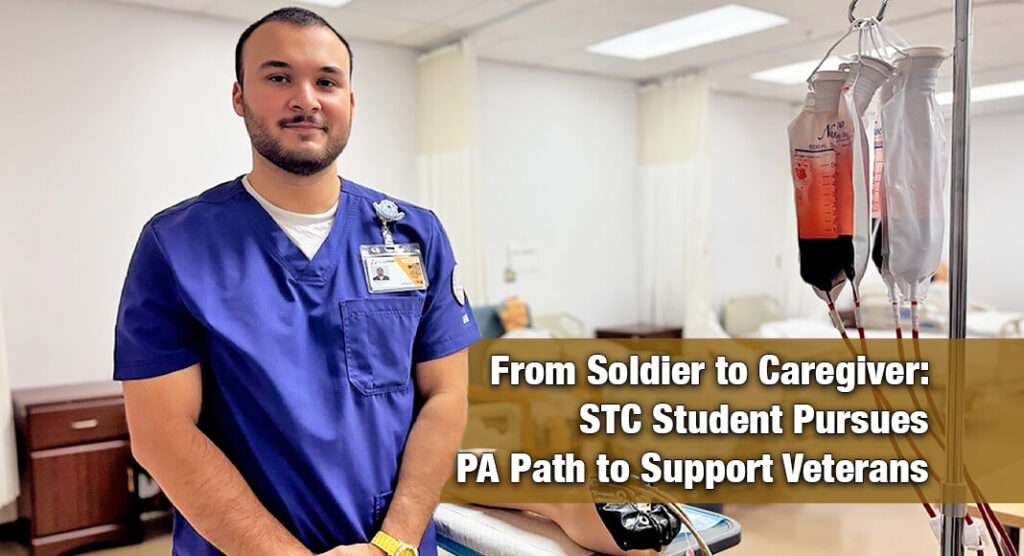 Former Soldier Trains for Medical Career at STC to Give Back to Veterans