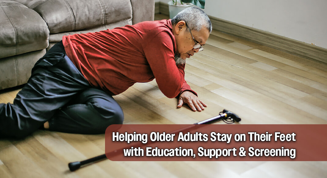 STHS and Prominence Health will launch a series of monthly educational seminars designed to help seniors and their caregivers reduce the risk of falls. Image for illustration purposes