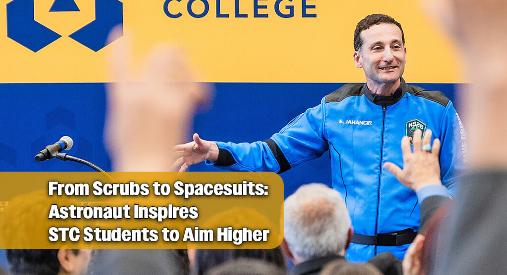 Blue Origin Astronaut Shows STC Students What’s Possible—from Medicine to Space