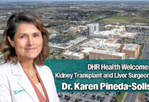 DHR Health Welcomes Kidney Transplant and Liver Surgeon, Dr. Karen Pineda-Solis
