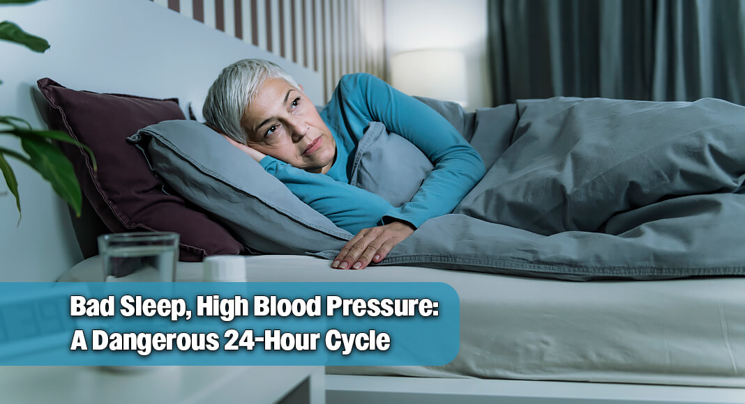 A new study from Penn State College of Medicine to be presented at the SLEEP 2026 annual meeting found that excessive daytime sleepiness is associated with higher odds of both prevalent and incident hypertension, and taking 30 minutes or longer to fall asleep further increases that risk. Image for illustration purposes