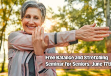 Fall Prevention Seminar on Balance & Stretching for Older Adults, June 17th