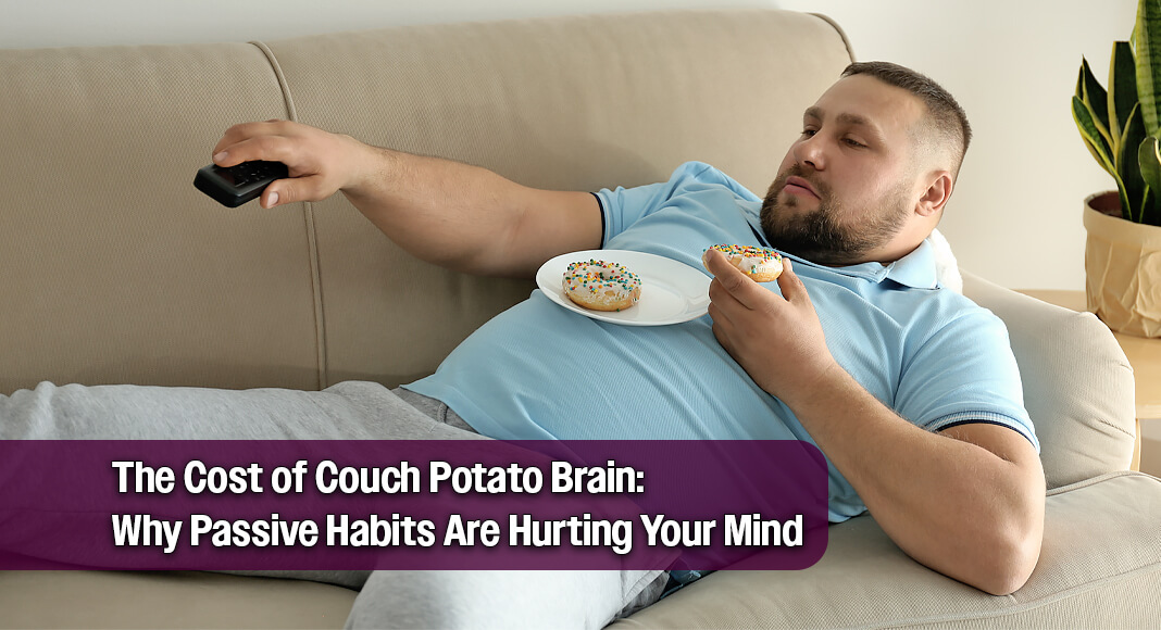 Do you tend to watch hours of TV after work or spend your free time scrolling on social media? They may seem like harmless activities, but they can negatively affect your brain. Image for illustration purposes