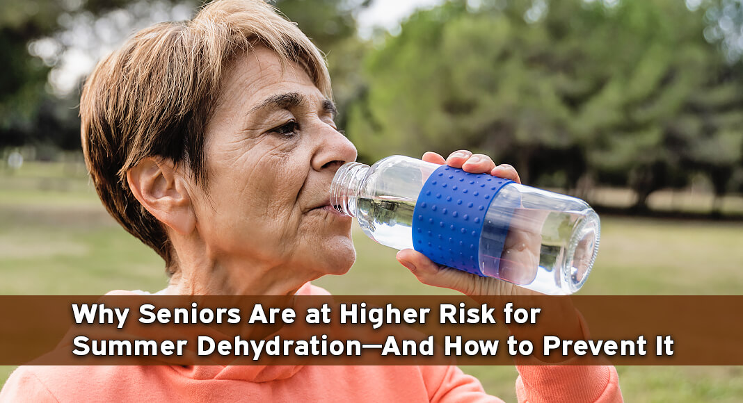 As temperatures continue to heat up this summer, it’s important to keep a close eye on the older adults in your life. Image for illustration purposes