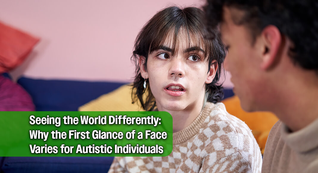 Some of the hallmark characteristics of autism are the tendencies to avoid looking at other’s faces and making less eye contact. Image for illustration purposes