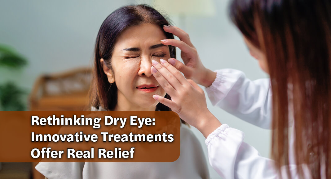 Anyone who has ever endured burning, itchy eyes or extra tearing knows that these symptoms are tough to ignore. Image for illustration purposes