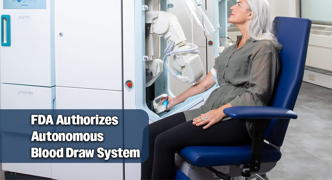 Aletta Autonomous Robotic Phlebotomy Device. Photo credit: Vitestro.com / News