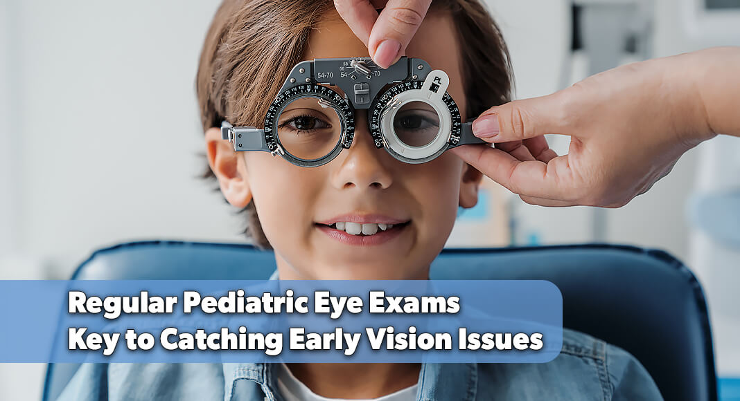 If your child hasn’t had an eye exam in a while, now is a good time to get one – especially with school just around the corner. Image for illustration purposes