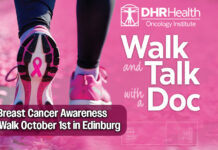 DHR Health’s “Walk and Talk with a Doc” for Breast Cancer Awareness, October 1st in Edinburg