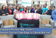 Sharyland Pioneer Student Delivers Care Bags to Local Cancer Patients