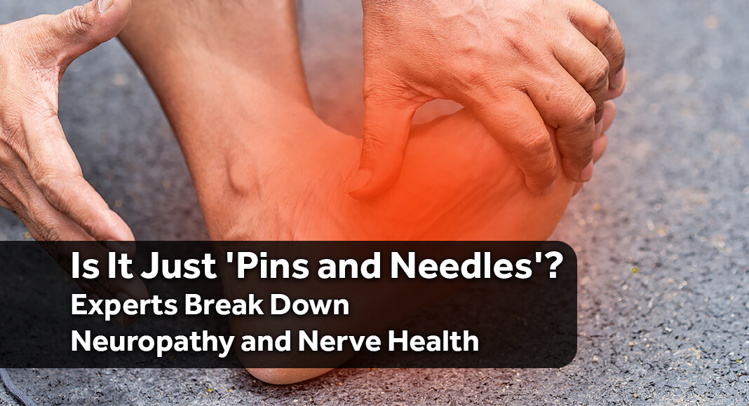 Most people experience numbness or the familiar pins-and-needles sensation from time to time. Often, it is harmless and occurs temporarily, because you have been sitting, standing or sleeping in a position that puts pressure on a nerve. However, these symptoms can sometimes signal an underlying medical condition such as neuropathy, explains Megan Everson, M.D., a neurosurgeon and spine expert at Mayo Clinic Health System in Eau Claire. Image for illustration purposes