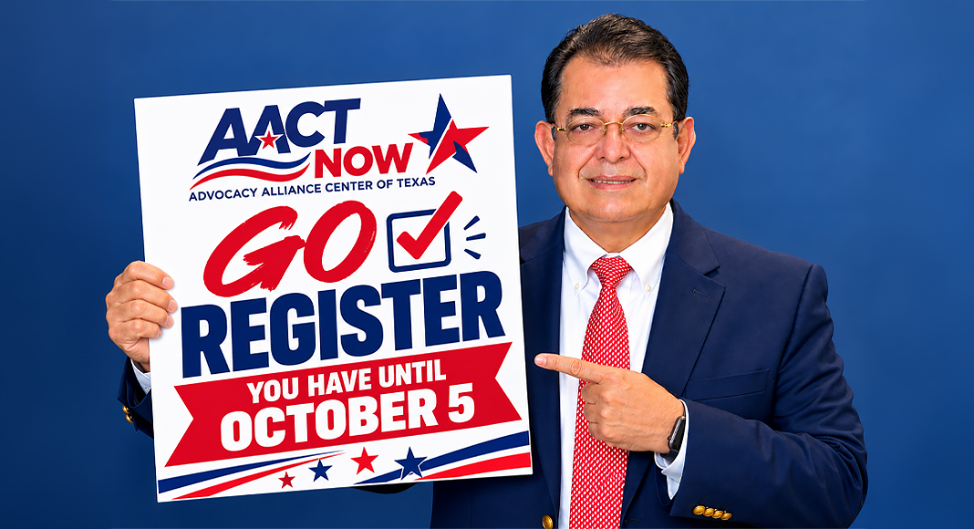 Mega Doctor News Publisher Roberto Hugo González, who has joined the AACT Now nonpartisan voter initiative, reminds Rio Grande Valley residents that there is still time to register to vote. The voter registration deadline is October 5, 2026. Register now and make your voice count.