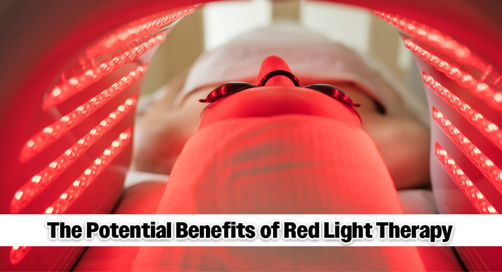 “Red light therapy uses red light or near-infrared light to promote cellular growth, decrease inflammation and improve healing and the production of something called collagen,” explained Jennifer Lucas, MD, a dermatologist for Cleveland Clinic. Image for illustration purposes