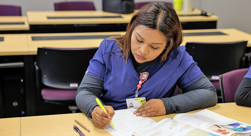 At 38, South Texas College student and recent PossAble Dream Adult High School graduate Cruselba Luna is finally pursuing a dream she has carried for years: becoming a registered nurse. STC image