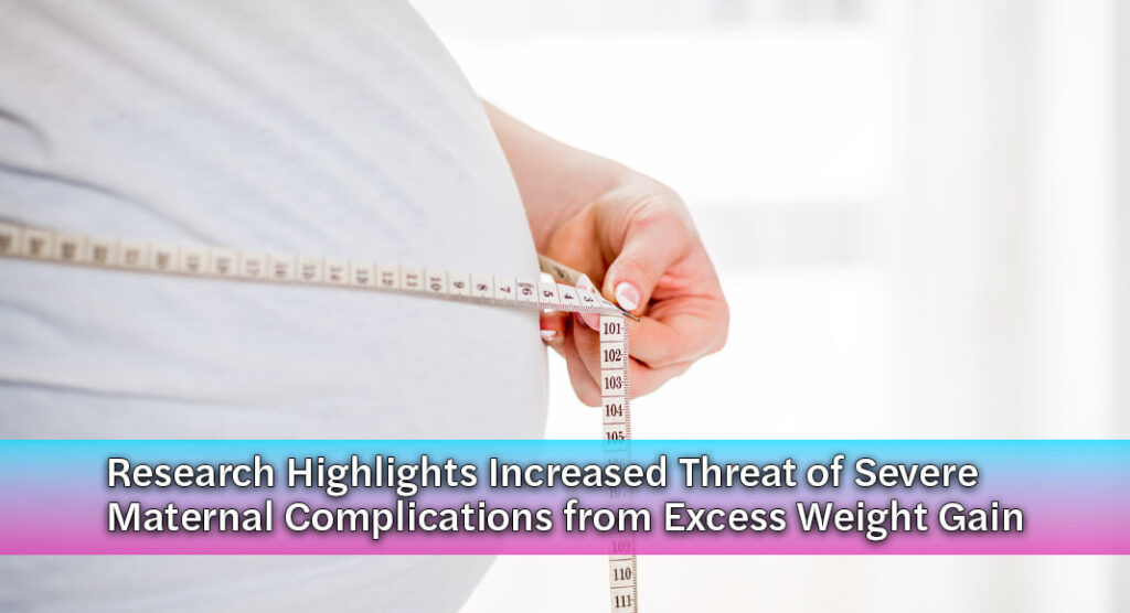 A new study of more than one million births led by McMaster University researchers has found that gaining too much weight during pregnancy, regardless of a person’s starting weight, is linked to a higher risk of life-threatening maternal complications. Image for illustration purposes