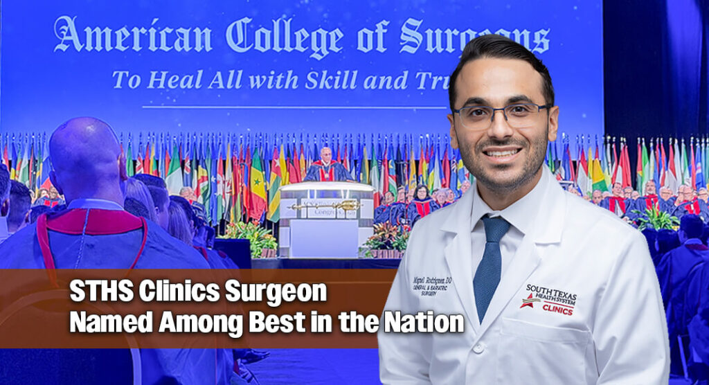 Miguel Rodriguez, DO, FACS, a general, robotic and bariatric surgeon with STHS Clinics, has been inducted as a Fellow of the American College of Surgeons (ACS), earning the prestigious FACS designation. Courtesy images
