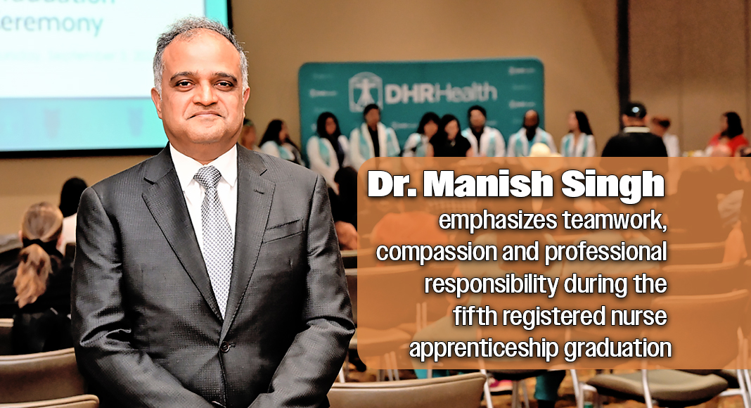 Dr. Manish Singh, chief executive officer of DHR Health. Photo by Mega Doctor News
