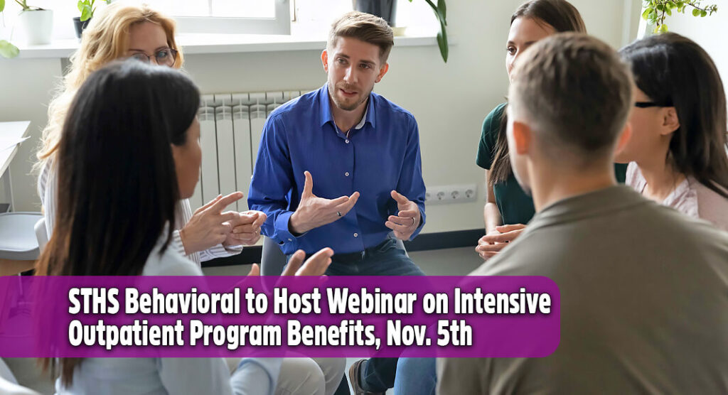 As part of its “Let’s Talk Mental Health” series, STHS Behavioral will explore how intensive outpatient programs can provide structured mental health support beyond traditional counseling. Image courtesy of STHS