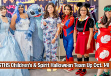 STHS Children’s & Spirit Halloween’s Halloween Party for Pediatric Patients, Oct. 14th