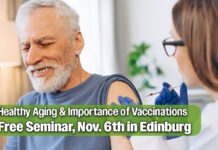 Healthy Aging & Importance of Vaccinations Free Seminar, Nov. 6thin Edinburg