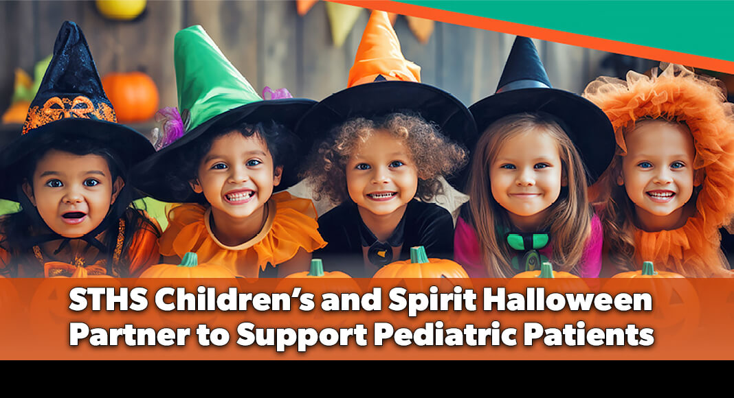 Spirit Halloween stores have partnered with the Auxiliary to South Texas Health System to benefit the Child Life Program at South Texas Health System Children’s. Through the collaboration, shoppers can use a 10% discount coupon at any participating Spirit Halloween store in the Rio Grande Valley, and a portion of the proceeds will support pediatric patients receiving care at the hospital. Image courtesy of STHS